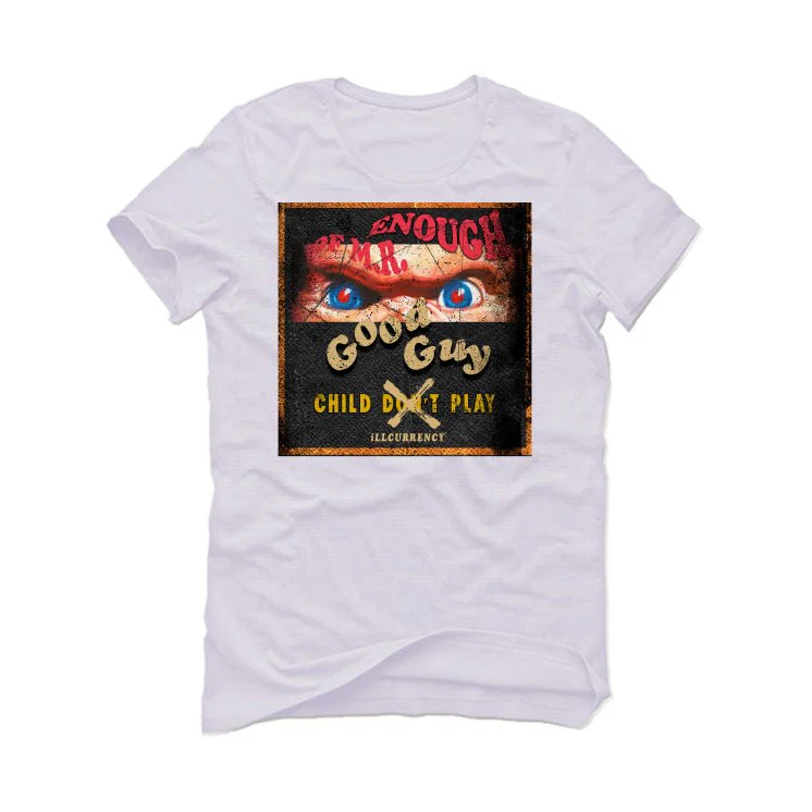J Balvin x Air Jordan 3 Medellin Sunset - White T-Shirt (ENOUGH OF MR GOOD GUY) - Image 2