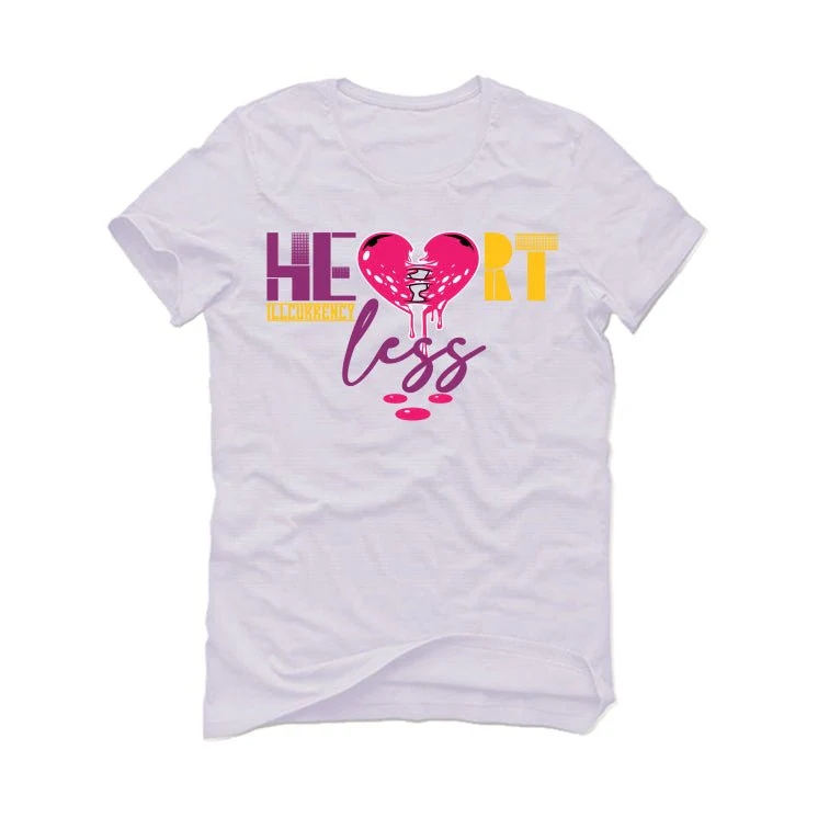 J Balvin x Air Jordan 3 Medellin Sunset - White T-Shirt (Heartless) - Image 2