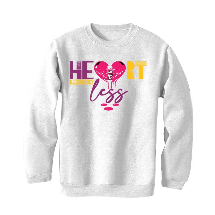 J Balvin x Air Jordan 3 Medellin Sunset - White T-Shirt (Heartless) - Image 4