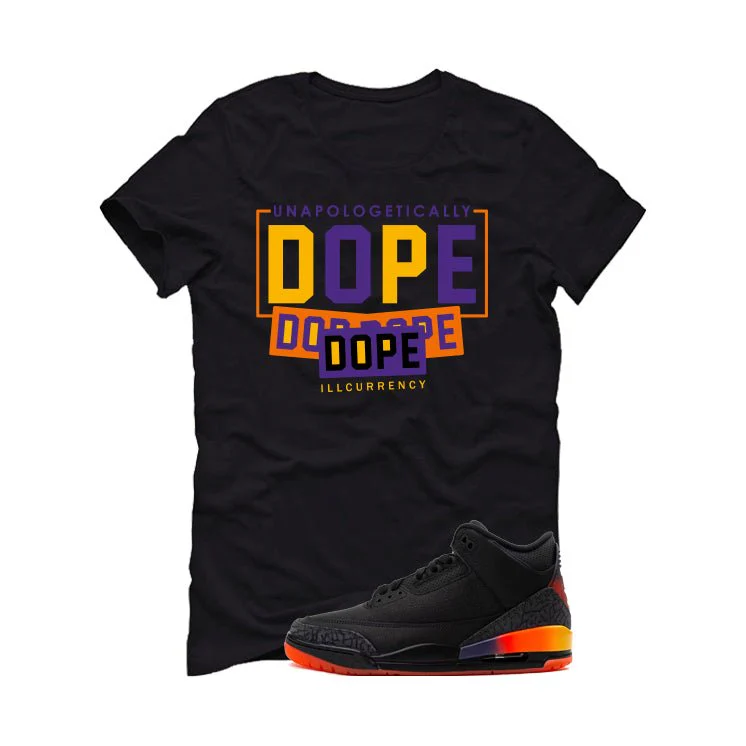 J Balvin x Air Jordan 3 Rio Black T-Shirt (DOPE) - Image 2