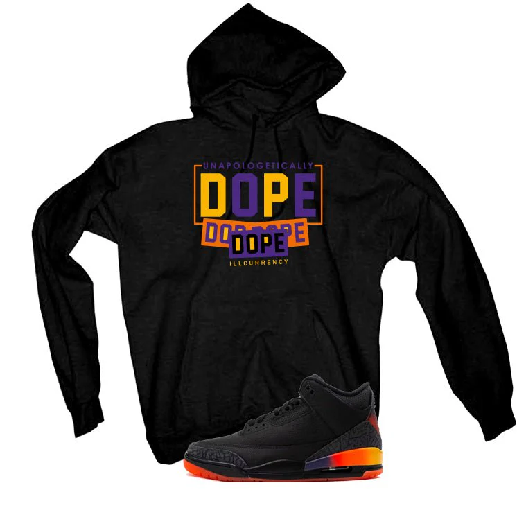 J Balvin x Air Jordan 3 Rio Black T-Shirt (DOPE) - Image 3