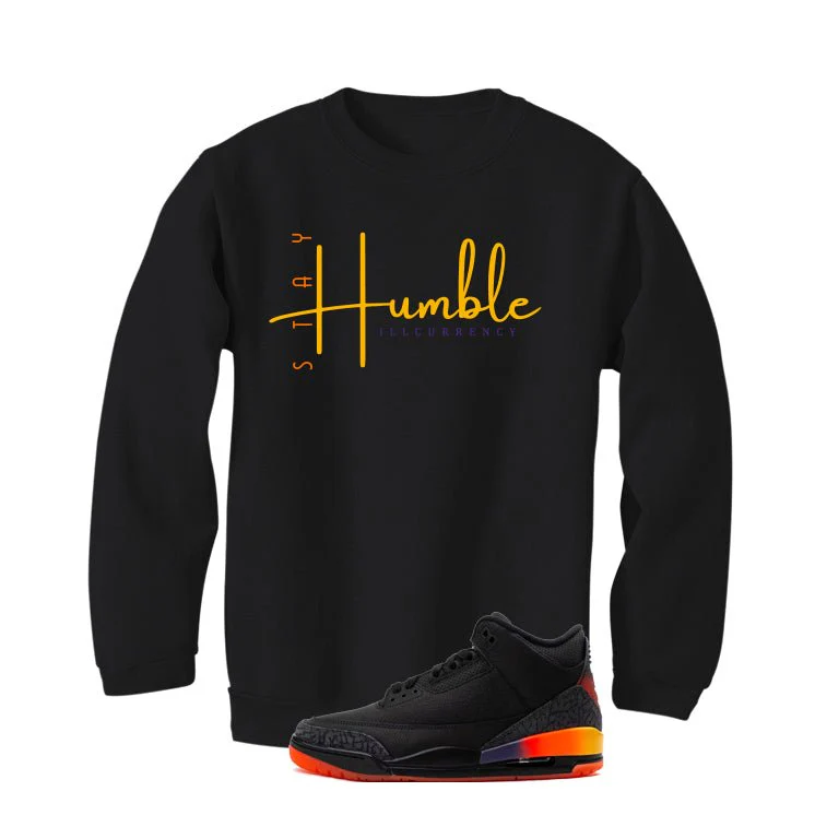 J Balvin x Air Jordan 3 Rio Black T-Shirt (Stay Humble) - Image 4