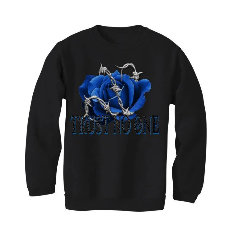 Jordan 13 “Hyper Royal” 2020 Black T-Shirt (TRUST NO ONE) - Image 3