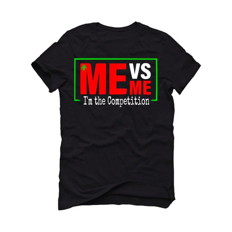 Jordan 13 Playoffs - Black T-Shirt (Me vs Me) - Image 2
