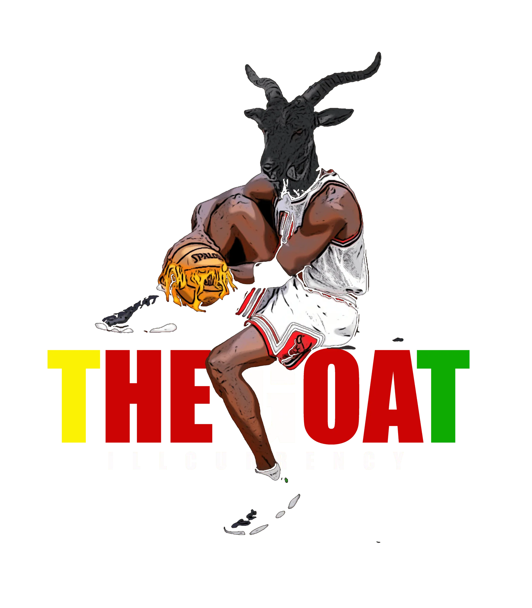 Jordan 13 Playoffs - Black T-Shirt (The Goat)