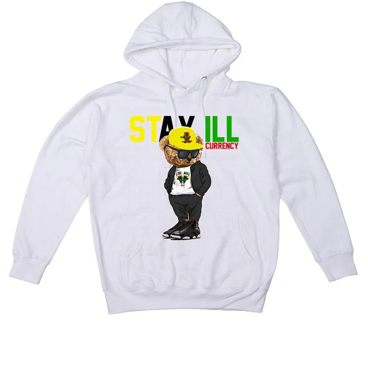 Jordan 13 Playoffs White T-Shirt (Stay ill Bear) - Image 3