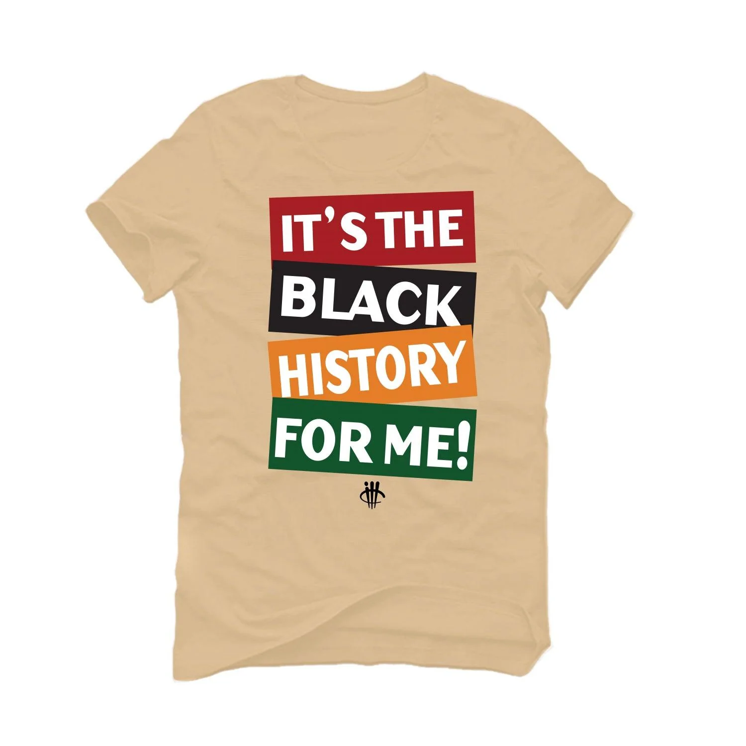Jordan 2 Retro Black History Month Tan T-Shirt (history for me) - Image 2