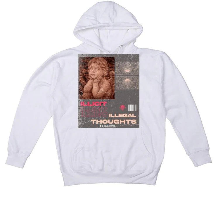 Jordan 5 Low Arctic pink White T-Shirt (ILLICIT) - Image 3