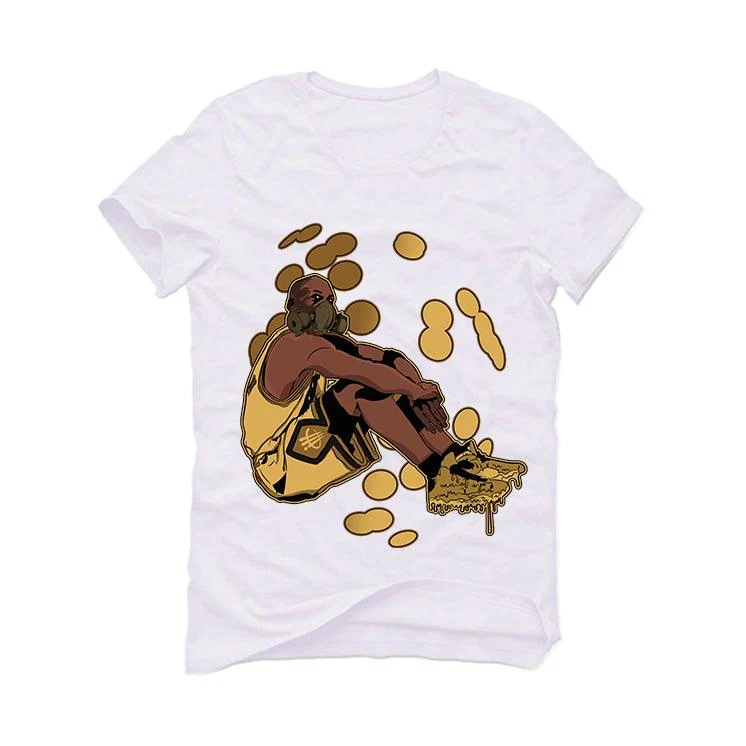 Jordans Retro/Gold/Harvest White T (MELTDOWN) - Image 2