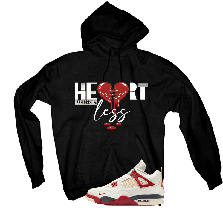 Nigel Sylvester x Air Jordan 4 Brick After Brick Matching T-Shirt, Sweatshirts, & Hoodies Black T-Shirt (Heartless)| illcurrency - Image 3