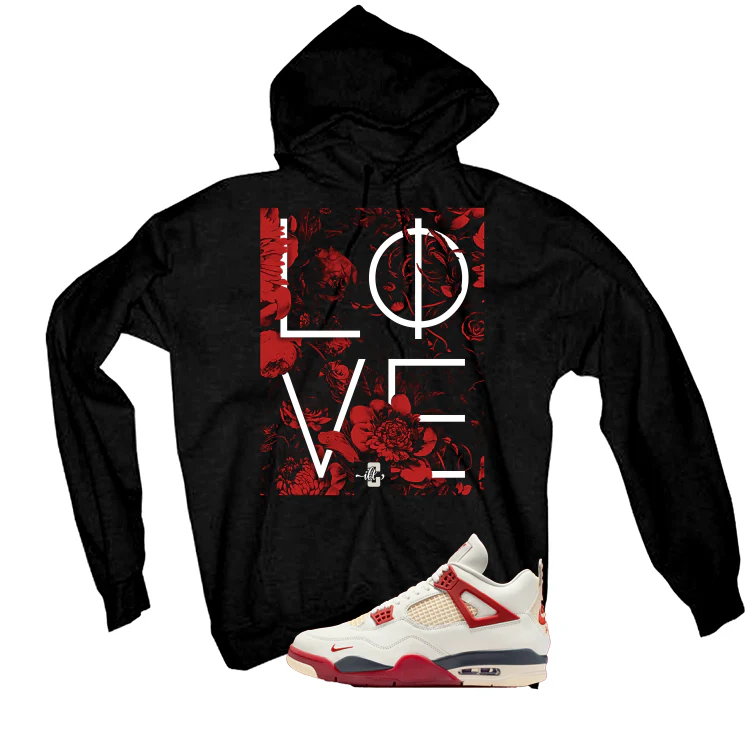 Nigel Sylvester x Air Jordan 4 Brick After Brick Matching T-Shirt, Sweatshirts, & Hoodies Black T-Shirt (Love)| illcurrency - Image 3
