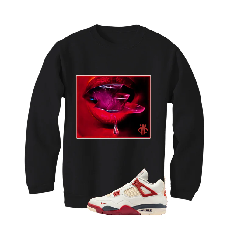 Nigel Sylvester x Air Jordan 4 Brick After Brick Matching T-Shirt, Sweatshirts, & Hoodies Black T-Shirt (Tongue)| illcurrency - Image 4
