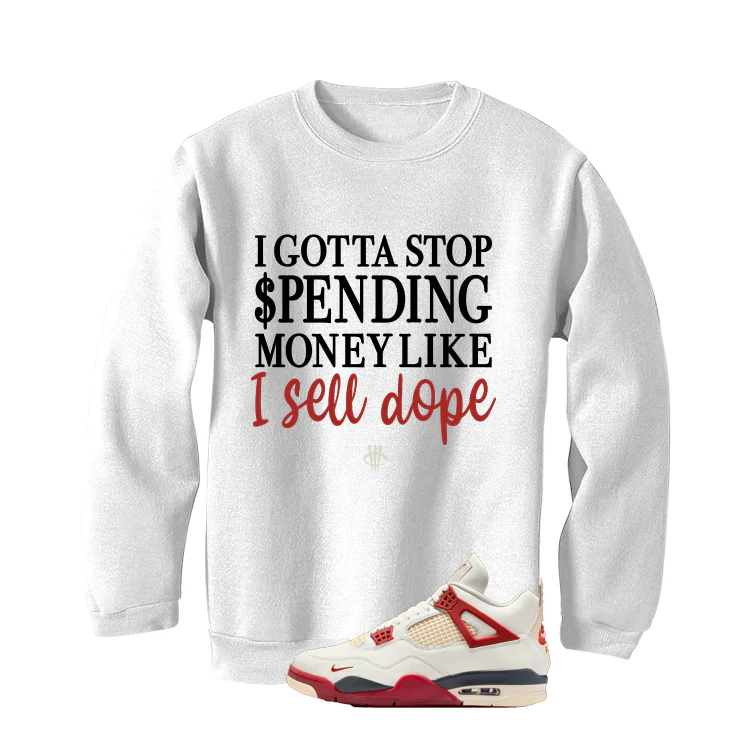 Nigel Sylvester x Air Jordan 4 Brick After Brick Matching T-Shirt, Sweatshirts, & Hoodies White T-Shirt (I Gotta Stop Spending Money)| illcurrency - Image 4