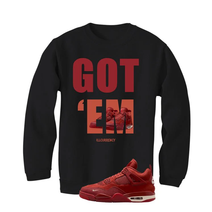 Nigel Sylvester x Air Jordan 4 Brick by Brick Black T-Shirt (Got Em)| illcurrency - Image 4