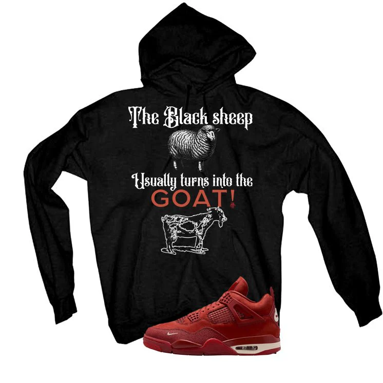 Nigel Sylvester x Air Jordan 4 Brick by Brick Black T-Shirt (the black sheep usually turns into the GOAT!)| illcurrency - Image 3
