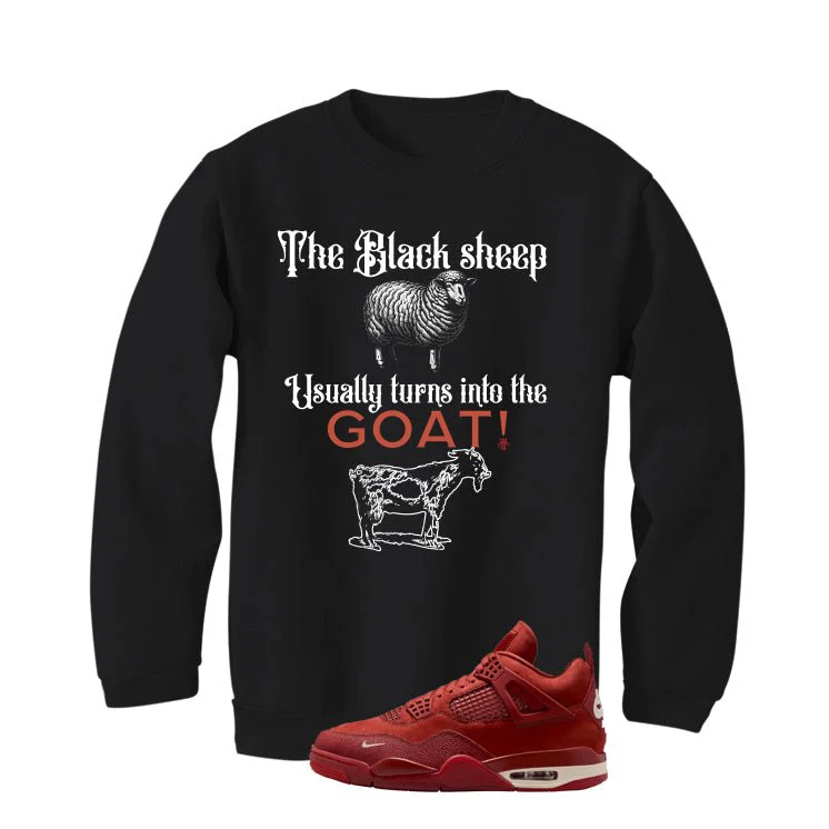 Nigel Sylvester x Air Jordan 4 Brick by Brick Black T-Shirt (the black sheep usually turns into the GOAT!)| illcurrency - Image 4