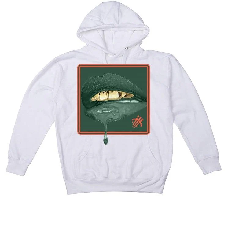Nike Air Barrage Mid Orange Green White T-Shirt (LIPSTICK) - Image 2