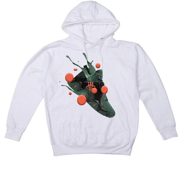 Nike Air Barrage Mid Orange Green White T-Shirt (SPLASH) - Image 2