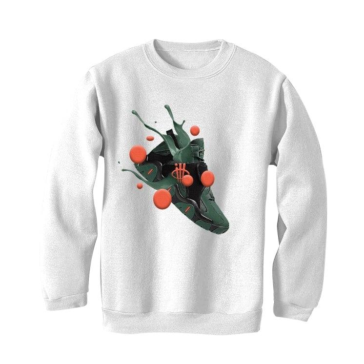 Nike Air Barrage Mid Orange Green White T-Shirt (SPLASH) - Image 3