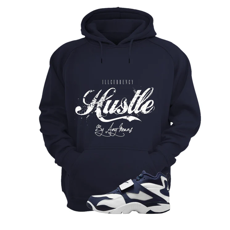 Nike Air Diamond Turf Cowboys Matching T-Shirt, Sweatshirts & Hoodies Navy Blue T-Shirt (Hustle By Any Means)| illcurrency - Image 3