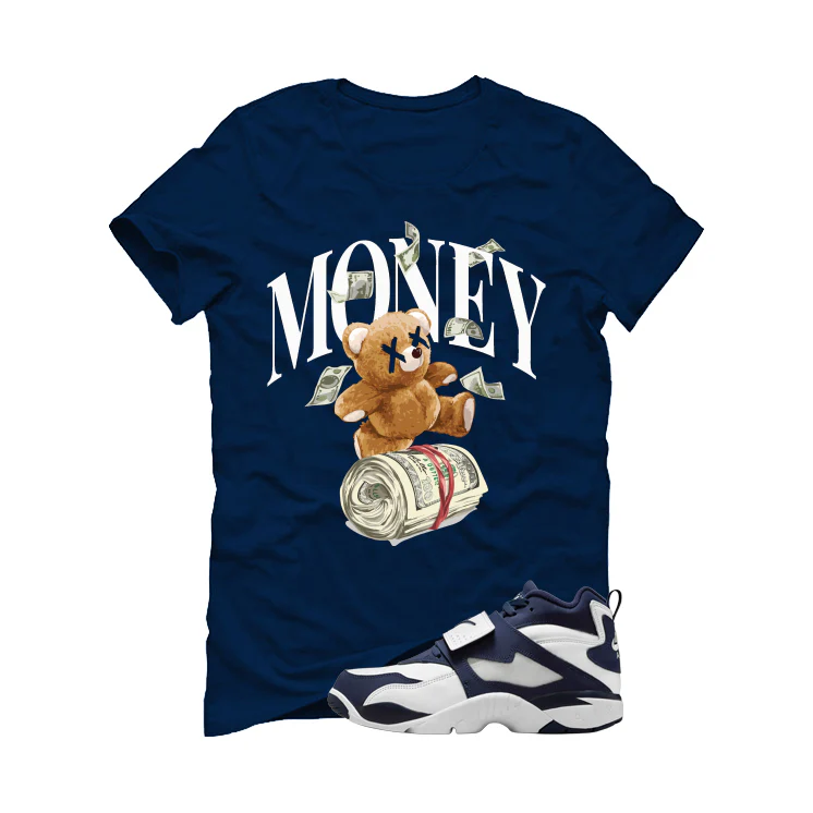 Nike Air Diamond Turf Cowboys Matching T-Shirt, Sweatshirts & Hoodies Navy Blue T-Shirt (Money Bear)| illcurrency - Image 2