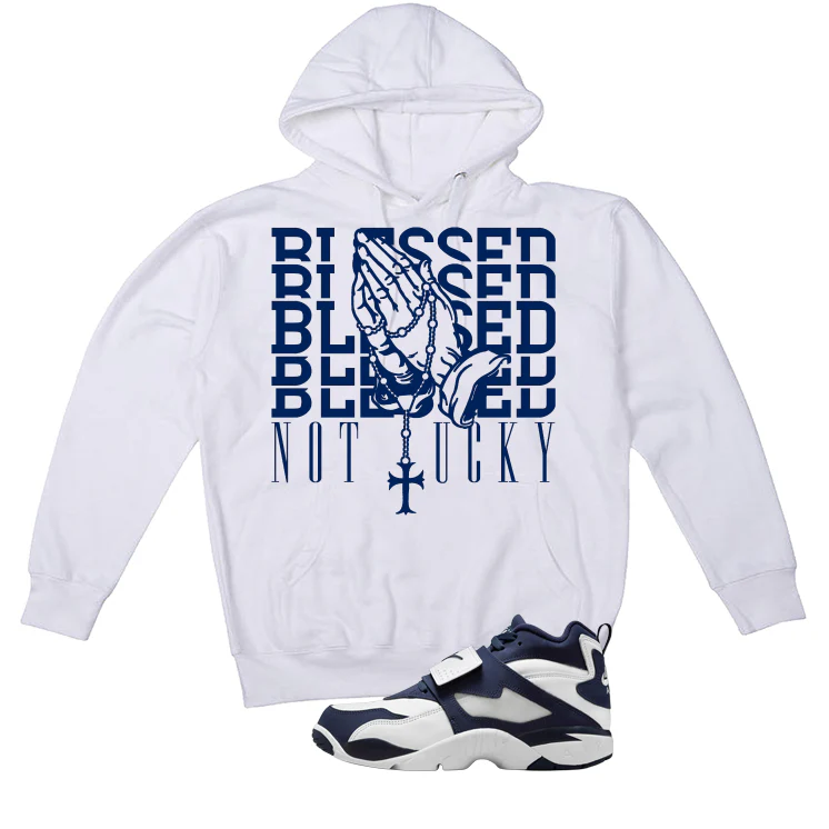 Nike Air Diamond Turf Cowboys Matching T-Shirt, Sweatshirts & Hoodies White T-Shirt (Blessed not lucky)| illcurrency - Image 3