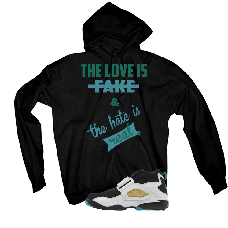 Nike Air Diamond Turf Emerald Black T-Shirt (Love Is Fake)| illcurrency - Image 3