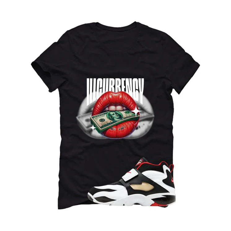 Nike Air Diamond Turf Falcons Black T-Shirt (Lips)| illcurrency - Image 2