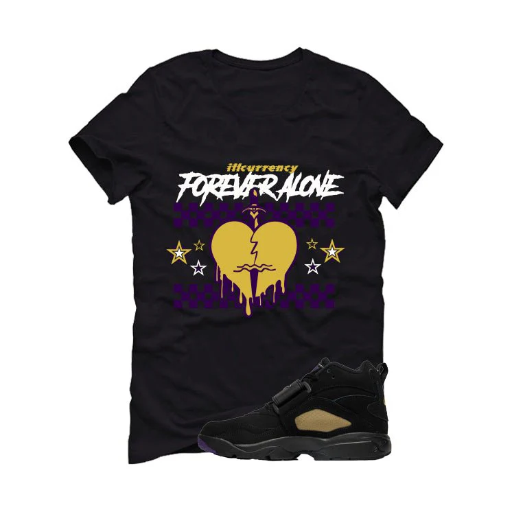 Nike Air Diamond Turf Ravens Black T-Shirt (Forever Alone)| illcurrency - Image 2