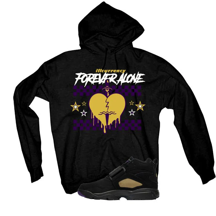 Nike Air Diamond Turf Ravens Black T-Shirt (Forever Alone)| illcurrency - Image 3