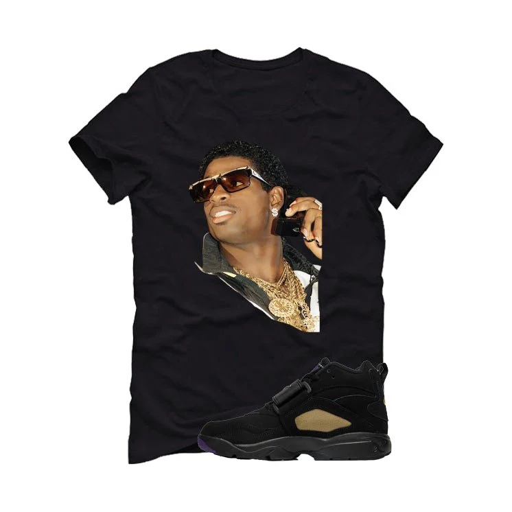 Nike Air Diamond Turf Ravens Black T-Shirt (Sanders Prime Time)| illcurrency - Image 2