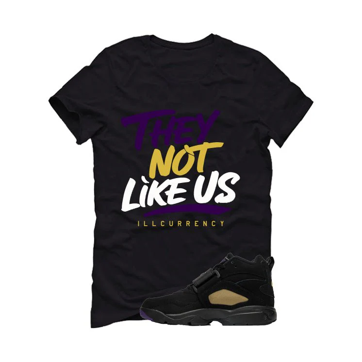 Nike Air Diamond Turf Ravens Black T-Shirt (They not like us)| illcurrency - Image 2