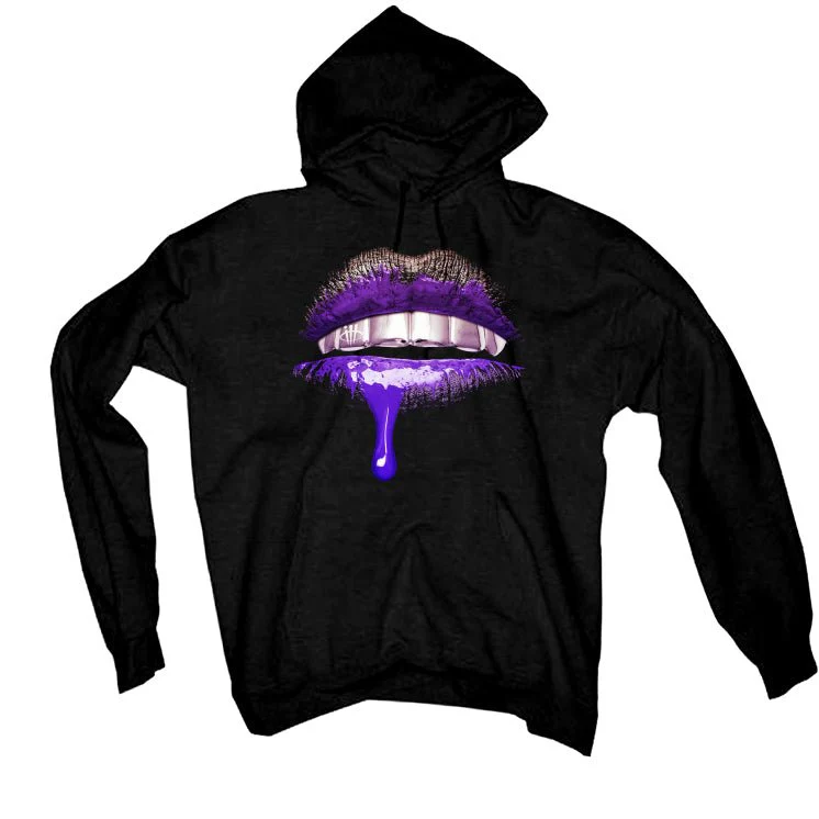 Nike Air Foamposite One “Eggplant” | illcurrency Black T-Shirt (Lips) - Image 3