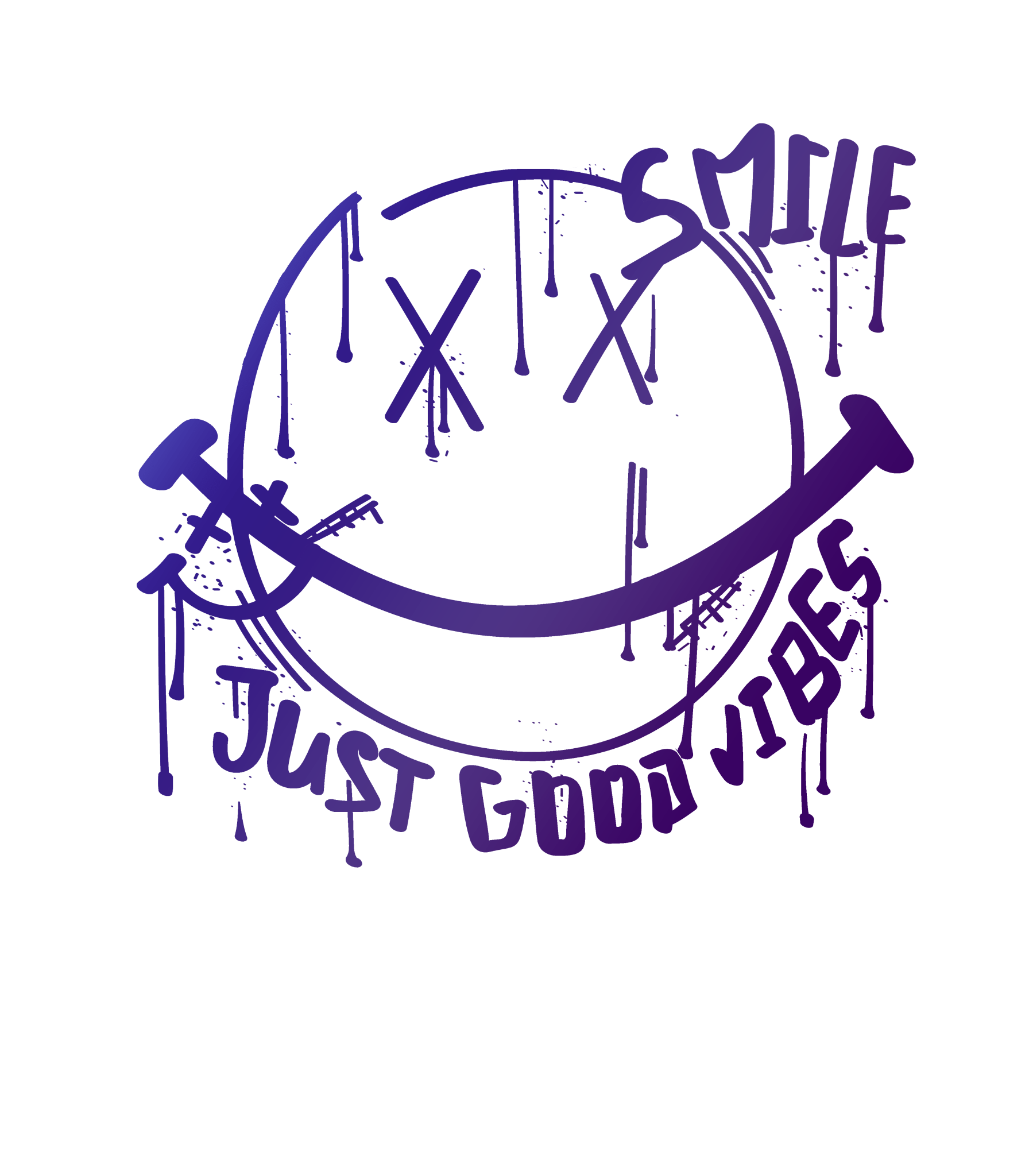 Nike Air Foamposite One “Eggplant” | illcurrency Black T-Shirt (Smile)
