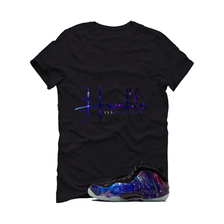 Nike Air Foamposite One Galaxy Black T-Shirt (Stay Humble)| illcurrency - Image 2