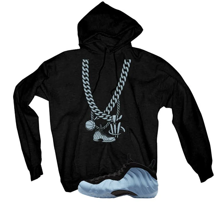 Nike Air Foamposite One Psychic Blue Black T-Shirt (Foam Chain)| illcurrency - Image 3
