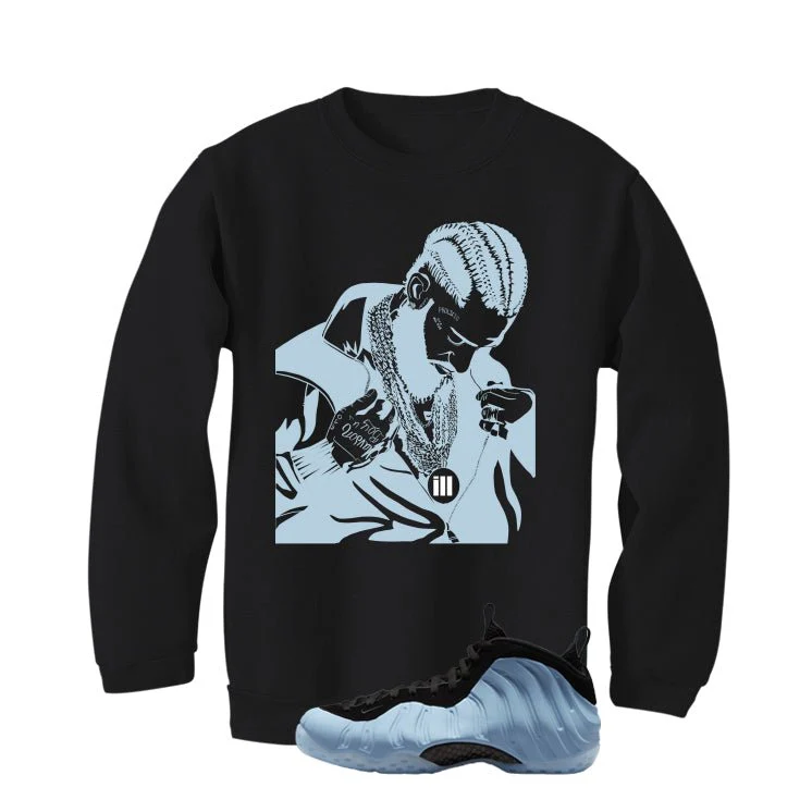 Nike Air Foamposite One Psychic Blue Black T-Shirt (Nipsey)| illcurrency - Image 4