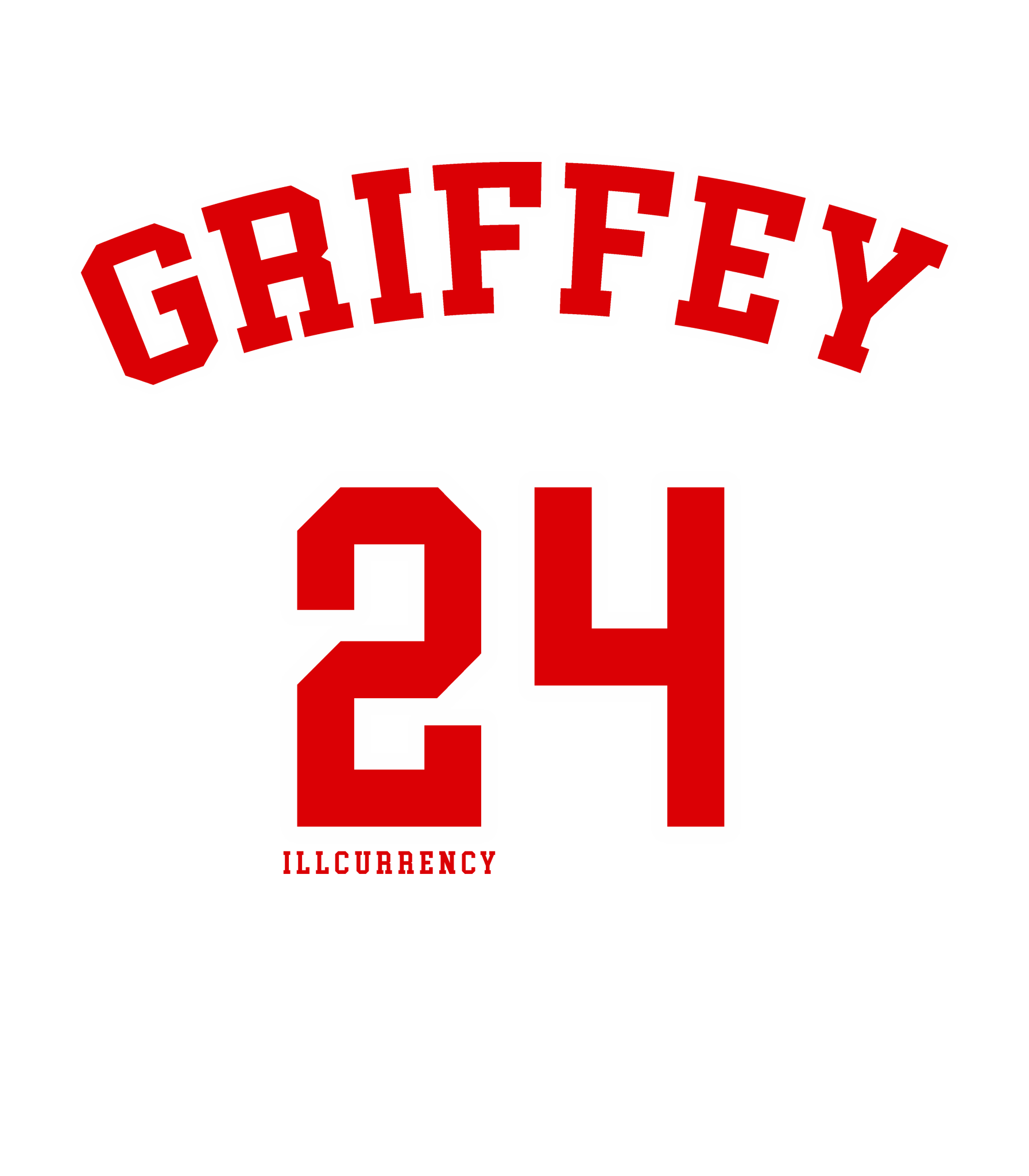 Nike Air Griffey Max 1 “Cincinnati Reds” Grey T-Shirt (Griffey 24)