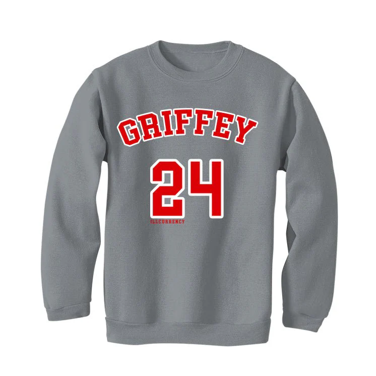 Nike Air Griffey Max 1 “Cincinnati Reds” Grey T-Shirt (Griffey 24) - Image 4
