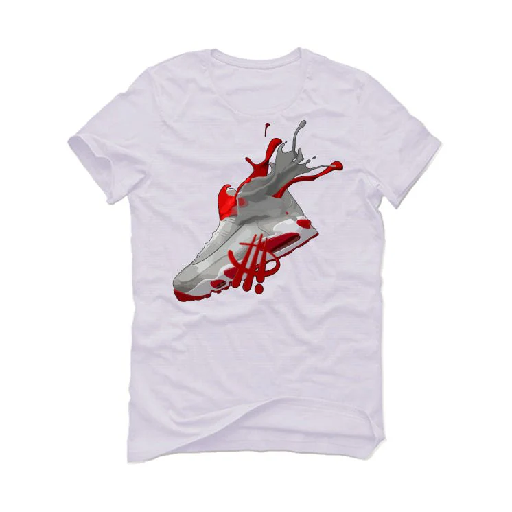 Nike Air Griffey Max 1 “Cincinnati Reds” White T-Shirt (SPLASH) - Image 2