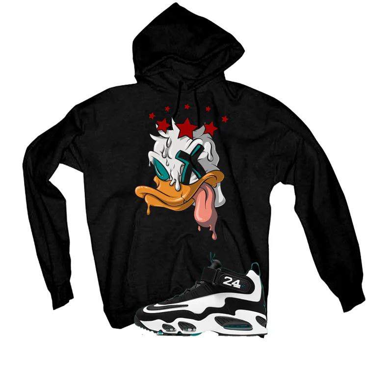 Nike Air Griffey Max 1 Freshwater Matching T-Shirt, Sweatshirts, & Hoodies Black T-Shirt (Ducked Up)| illcurrency - Image 3