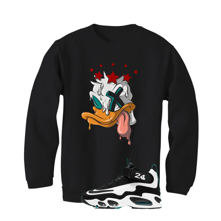 Nike Air Griffey Max 1 Freshwater Matching T-Shirt, Sweatshirts, & Hoodies Black T-Shirt (Ducked Up)| illcurrency - Image 4
