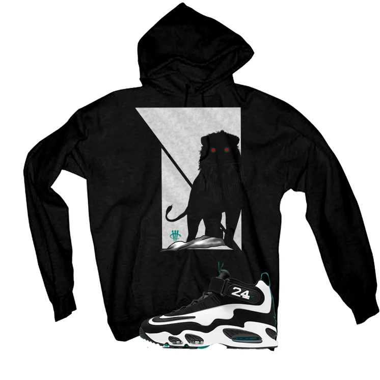 Nike Air Griffey Max 1 Freshwater Matching T-Shirt, Sweatshirts, & Hoodies Black T-Shirt (Lion)| illcurrency - Image 3