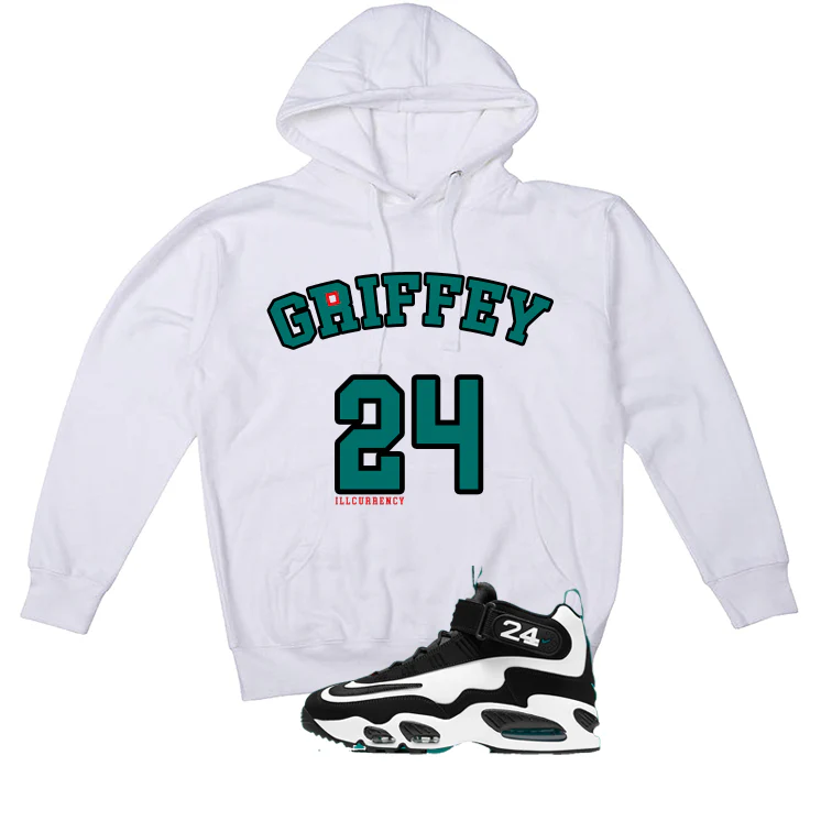 Nike Air Griffey Max 1 Freshwater Matching T-Shirt, Sweatshirts, & Hoodies White T-Shirt (Griffey 24)| illcurrency - Image 3