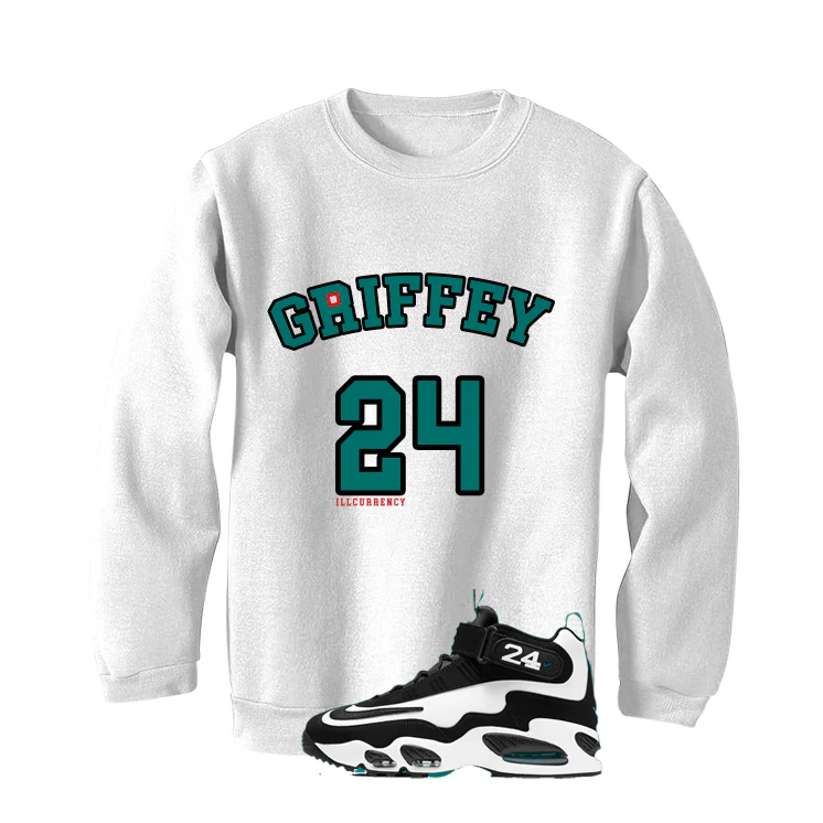 Nike Air Griffey Max 1 Freshwater Matching T-Shirt, Sweatshirts, & Hoodies White T-Shirt (Griffey 24)| illcurrency - Image 4