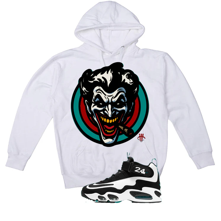 Nike Air Griffey Max 1 Freshwater Matching T-Shirt, Sweatshirts, & Hoodies White T-Shirt (Joke The Joker)| illcurrency - Image 3