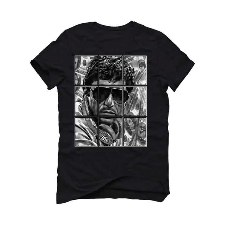 NIKE AIR MAX 2 CB 94 TRIPLE BLACK Black T-Shirt (PACINO) - Image 2