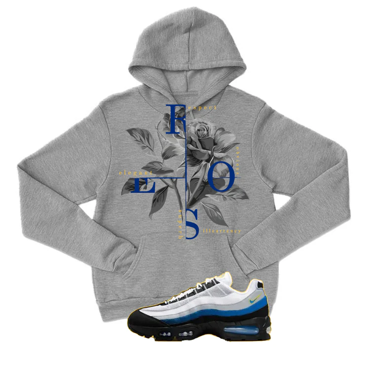Nike Air Max 95 Big Bubble Wolverine Matching T-Shirt, Sweatshirts, & Hoodies Grey T-Shirt (Roses)| illcurrency - Image 3