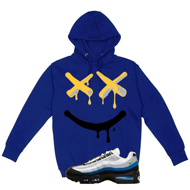 Nike Air Max 95 Big Bubble Wolverine Matching T-Shirt, Sweatshirts, & Hoodies Royal Blue T-Shirt (Happy Drip)| illcurrency - Image 3