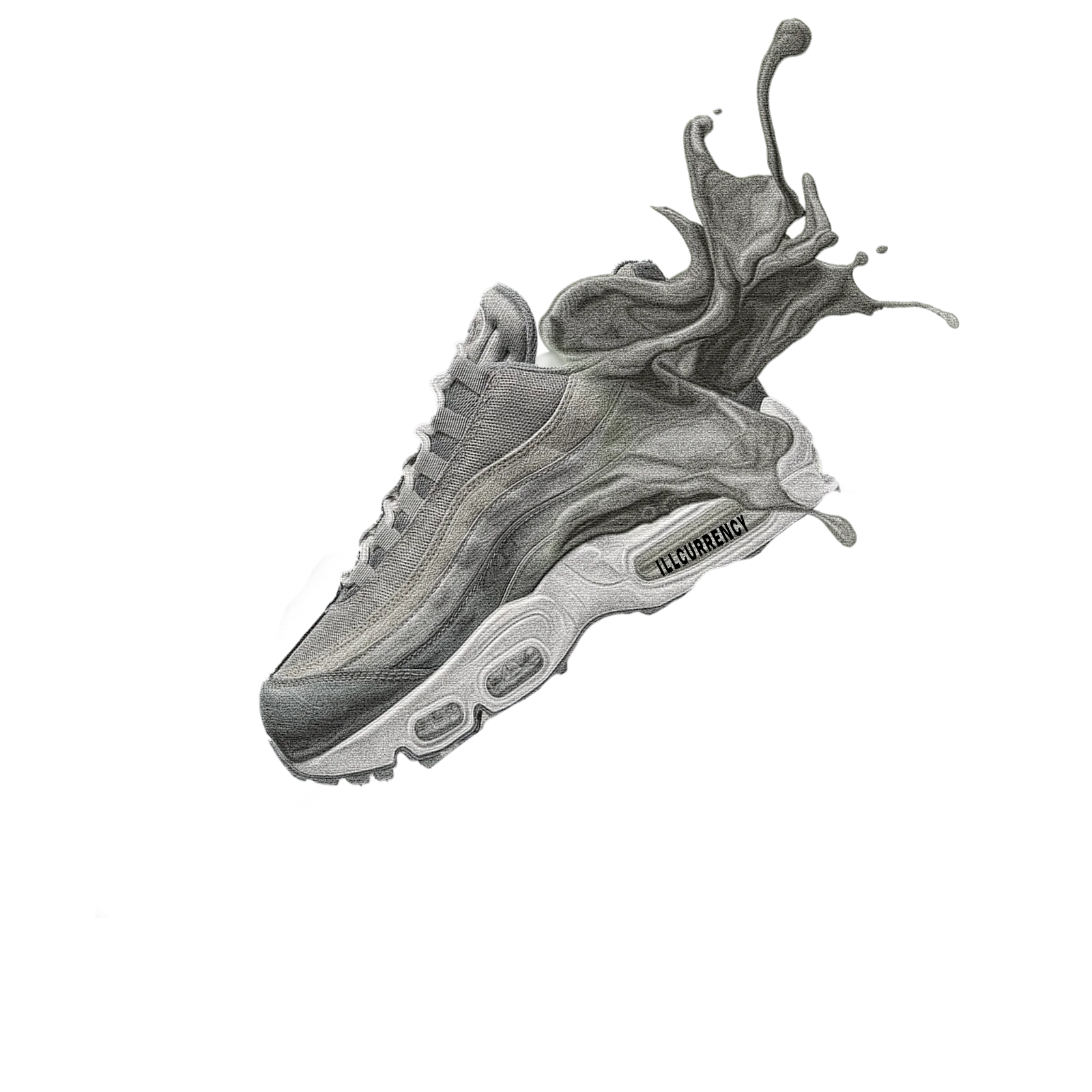 Nike Air Max 95 Greyscale 2021 White T-Shirt (SPLASH 95)
